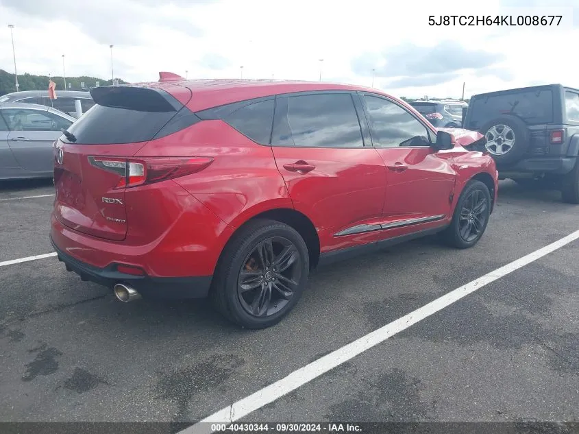 2019 Acura Rdx A-Spec VIN: 5J8TC2H64KL008677 Lot: 40430344