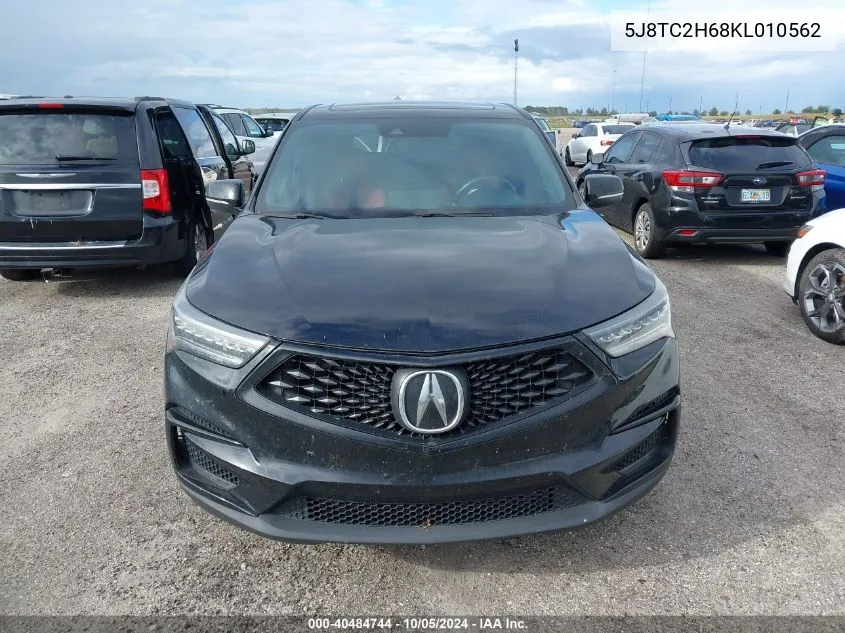 2019 Acura Rdx A-Spec Package VIN: 5J8TC2H68KL010562 Lot: 40484744