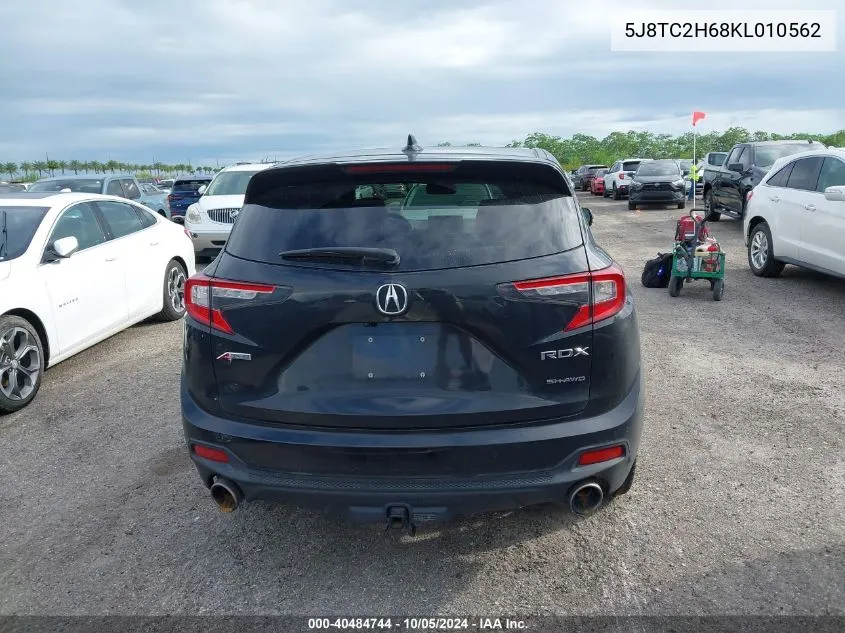 2019 Acura Rdx A-Spec Package VIN: 5J8TC2H68KL010562 Lot: 40484744