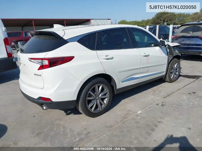 2019 Acura Rdx Technology Package VIN: 5J8TC1H57KL020050 Lot: 40523506