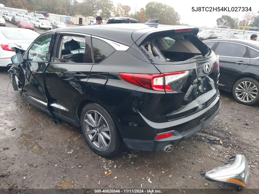 5J8TC2H54KL027334 2019 Acura Rdx Technology