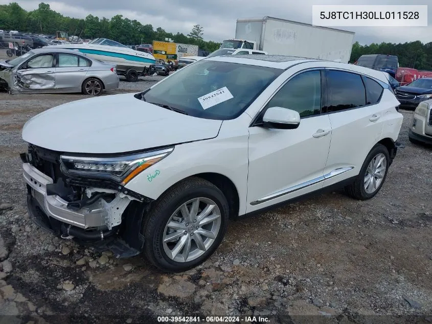 2020 Acura Rdx Standard VIN: 5J8TC1H30LL011528 Lot: 39542841