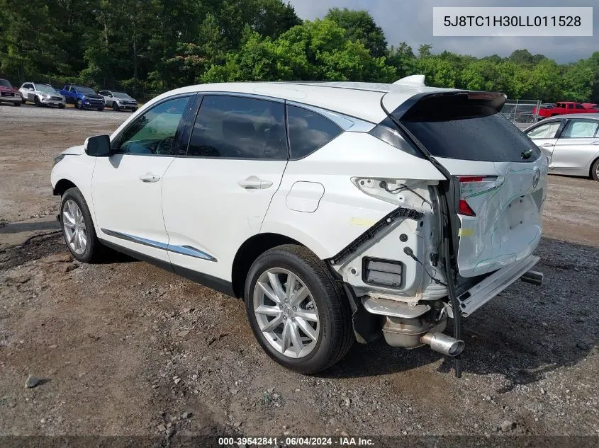 2020 Acura Rdx Standard VIN: 5J8TC1H30LL011528 Lot: 39542841