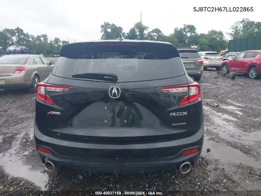 5J8TC2H67LL022865 2020 Acura Rdx A-Spec Package