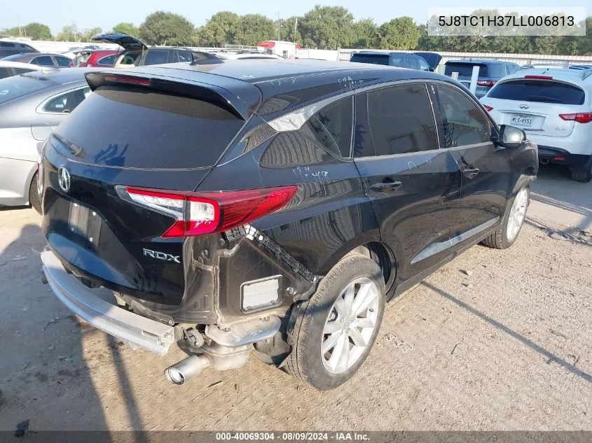 2020 Acura Rdx Standard VIN: 5J8TC1H37LL006813 Lot: 40069304