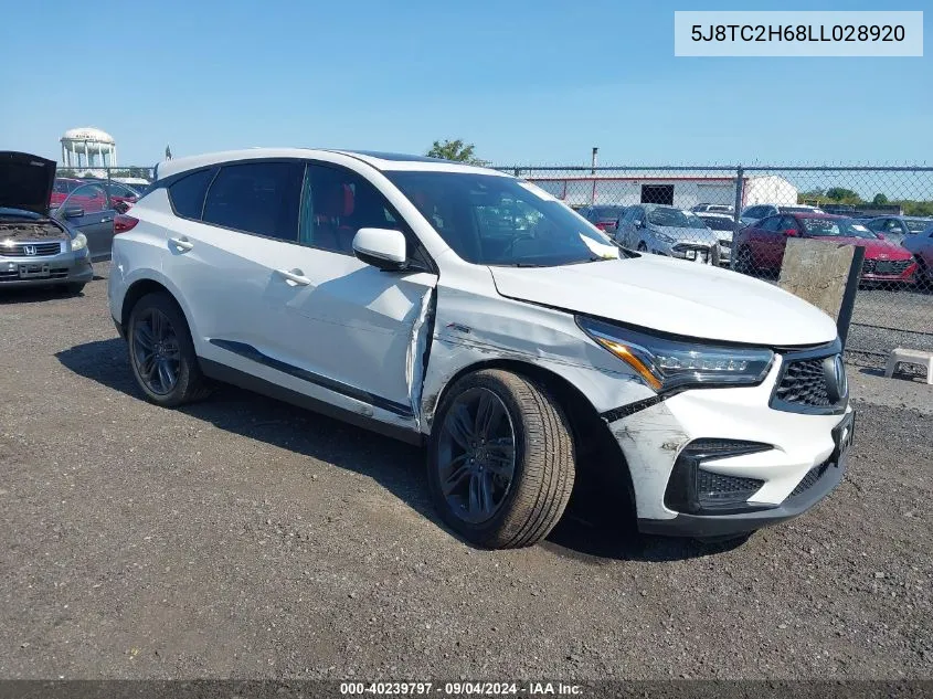 5J8TC2H68LL028920 2020 Acura Rdx A-Spec