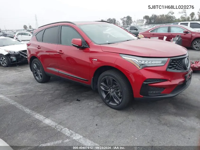 2020 Acura Rdx A-Spec Package VIN: 5J8TC1H68LL020276 Lot: 40407612