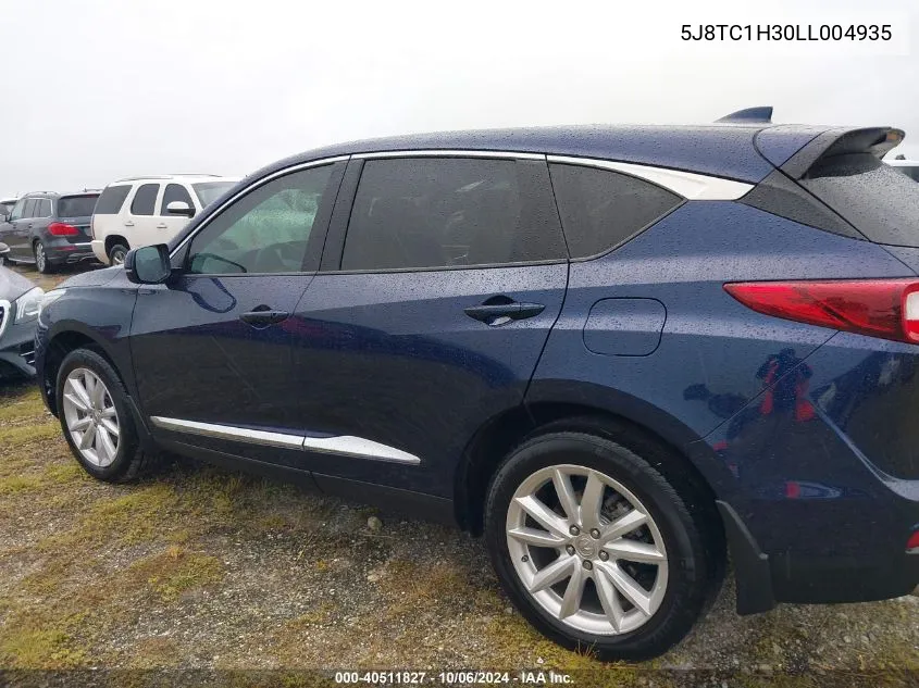 2020 Acura Rdx Standard VIN: 5J8TC1H30LL004935 Lot: 40511827