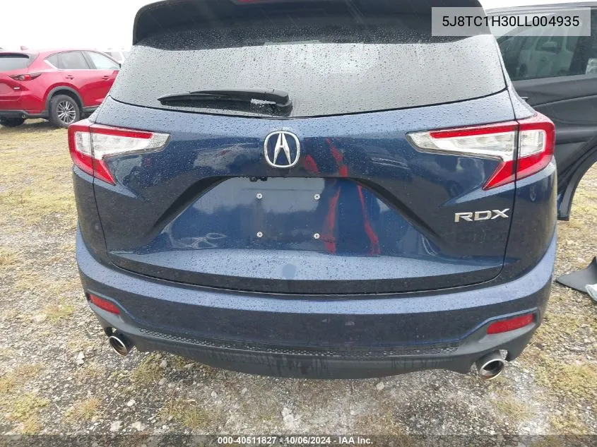 2020 Acura Rdx Standard VIN: 5J8TC1H30LL004935 Lot: 40511827