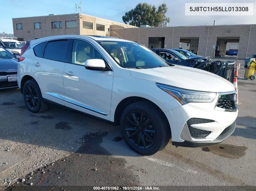 2020 Acura Rdx Technology Package VIN: 5J8TC1H55LL013308 Lot: 40751062