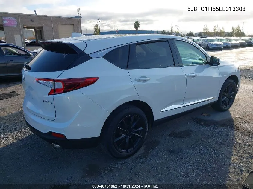 2020 Acura Rdx Technology Package VIN: 5J8TC1H55LL013308 Lot: 40751062