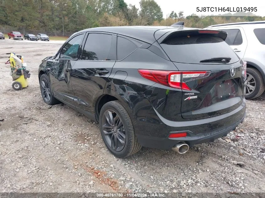 2020 Acura Rdx A-Spec Package VIN: 5J8TC1H64LL019495 Lot: 40761780