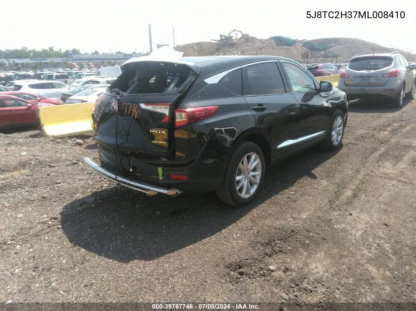 5J8TC2H37ML008410 2021 Acura Rdx Standard