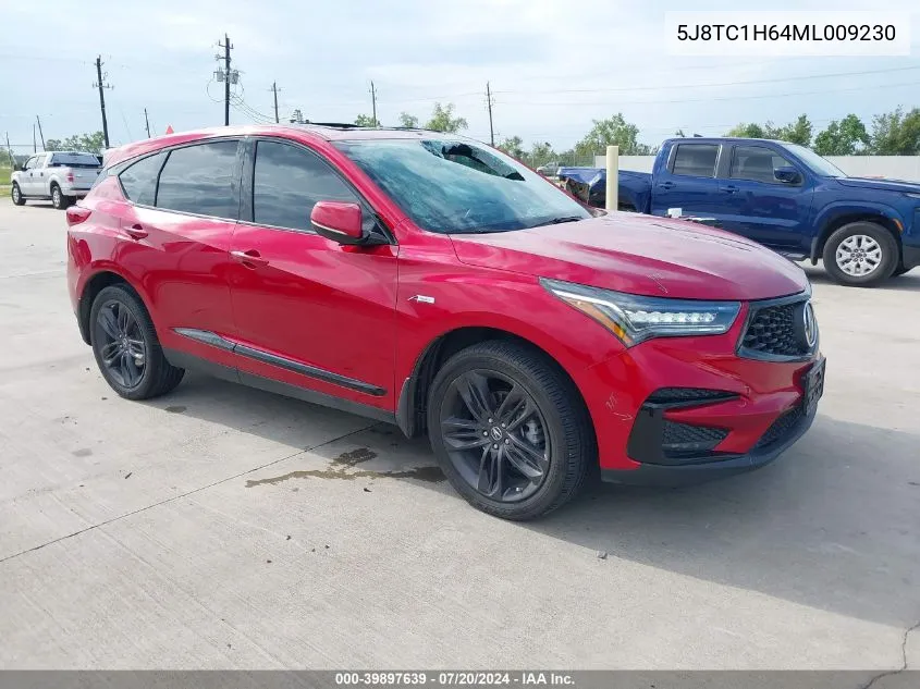 2021 Acura Rdx A-Spec Package VIN: 5J8TC1H64ML009230 Lot: 39897639