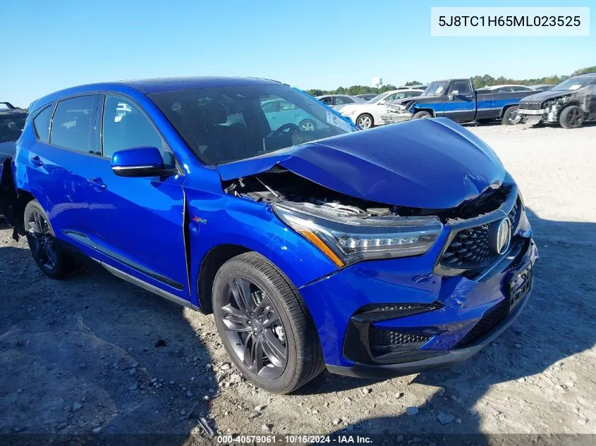 2021 Acura Rdx A-Spec Package VIN: 5J8TC1H65ML023525 Lot: 40579061