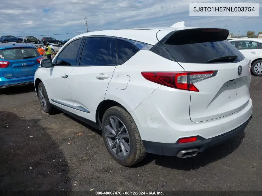 5J8TC1H57NL003754 2022 Acura Rdx Technology Package