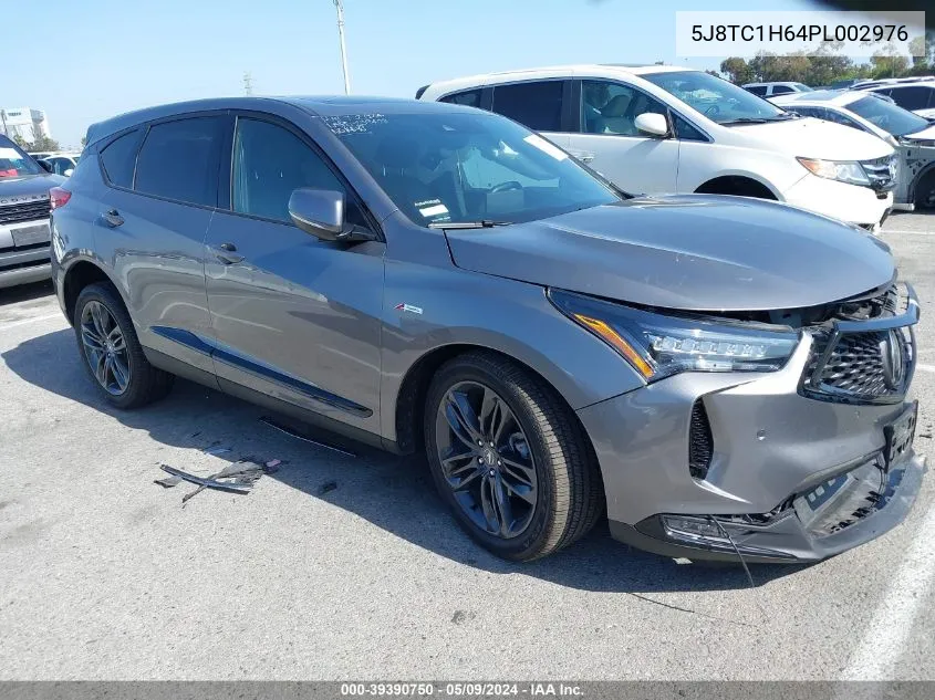 2023 Acura Rdx A-Spec Package VIN: 5J8TC1H64PL002976 Lot: 39390750