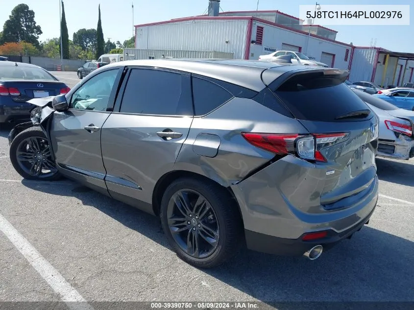 2023 Acura Rdx A-Spec Package VIN: 5J8TC1H64PL002976 Lot: 39390750