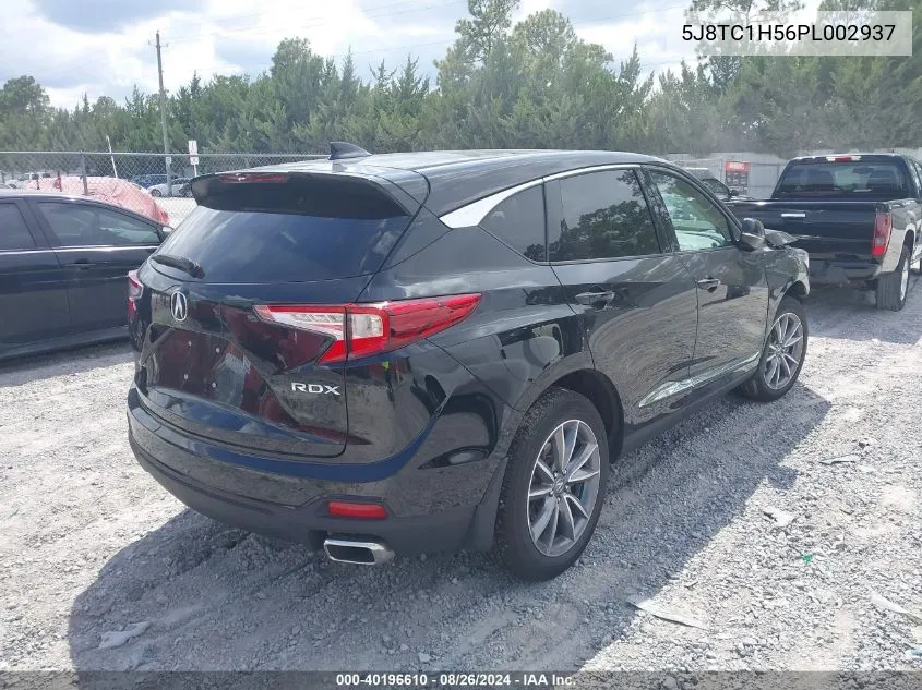 2023 Acura Rdx Technology Package VIN: 5J8TC1H56PL002937 Lot: 40196610