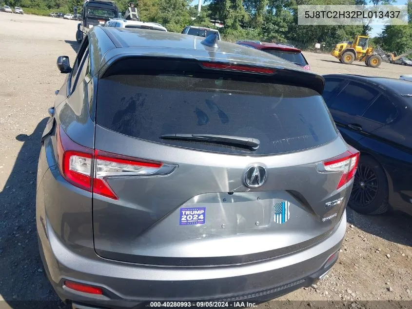 2023 Acura Rdx Standard VIN: 5J8TC2H32PL013437 Lot: 40280993