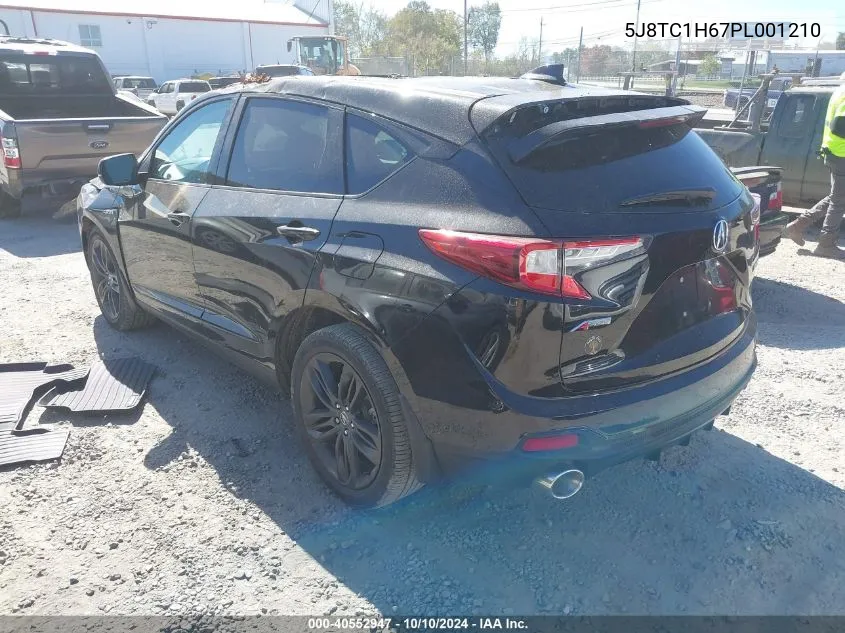 2023 Acura Rdx A-Spec Package VIN: 5J8TC1H67PL001210 Lot: 40552947