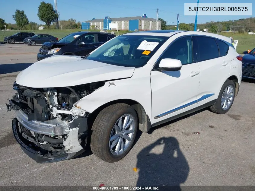 2024 Acura Rdx Standard VIN: 5J8TC2H38RL006575 Lot: 40501709