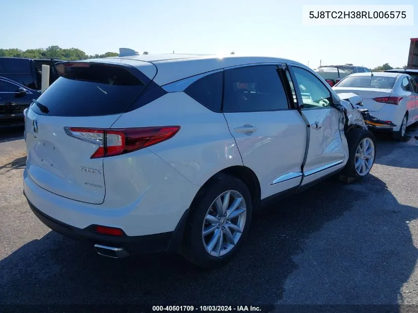 2024 Acura Rdx Standard VIN: 5J8TC2H38RL006575 Lot: 40501709