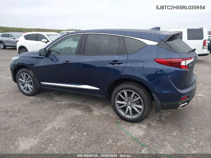 2024 Acura Rdx Technology VIN: 5J8TC2H55RL035954 Lot: 40548335