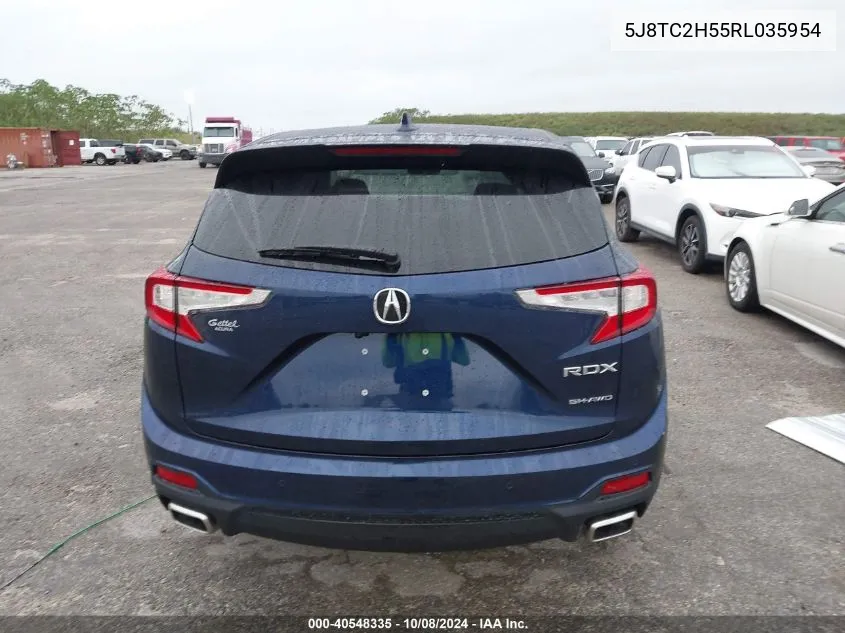 2024 Acura Rdx Technology VIN: 5J8TC2H55RL035954 Lot: 40548335