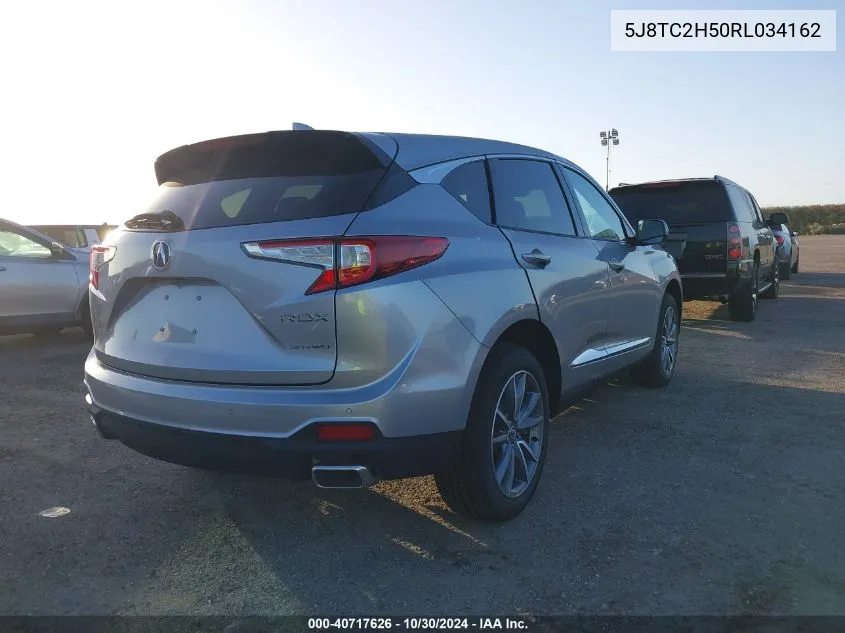 2024 Acura Rdx Technology Package VIN: 5J8TC2H50RL034162 Lot: 40717626