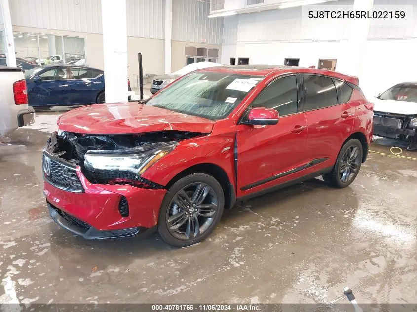 2024 Acura Rdx A-Spec Package VIN: 5J8TC2H65RL022159 Lot: 40781765