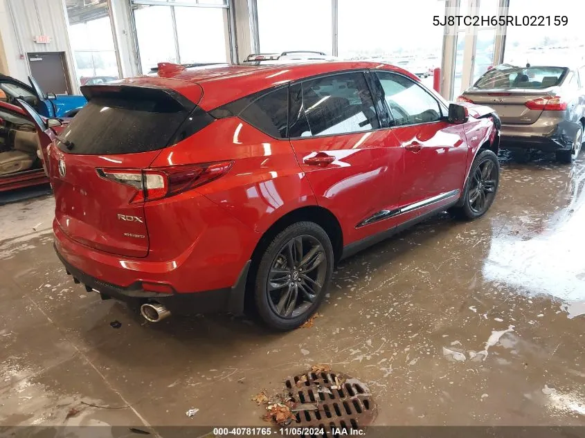 2024 Acura Rdx A-Spec Package VIN: 5J8TC2H65RL022159 Lot: 40781765