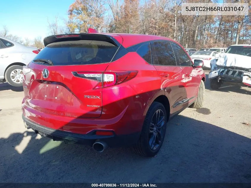 2024 Acura Rdx A-Spec Package VIN: 5J8TC2H66RL031047 Lot: 40799836