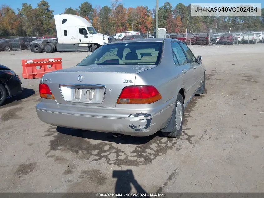 1997 Acura Rl 3.5 VIN: JH4KA9640VC002484 Lot: 40719404