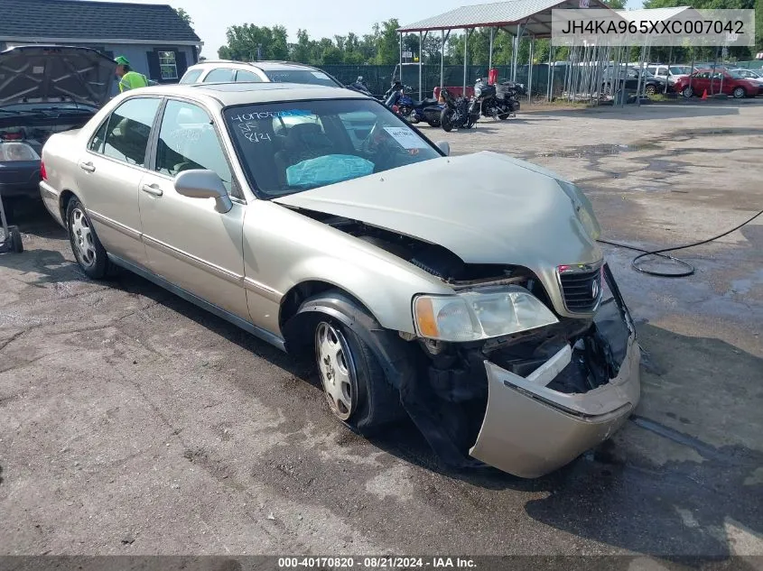 1999 Acura Rl 3.5 VIN: JH4KA965XXC007042 Lot: 40170820