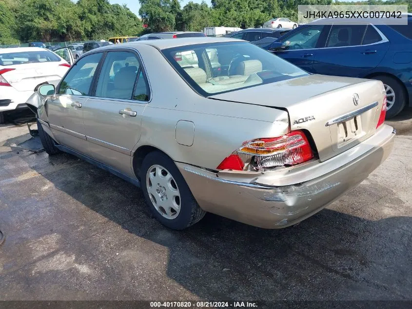 1999 Acura Rl 3.5 VIN: JH4KA965XXC007042 Lot: 40170820