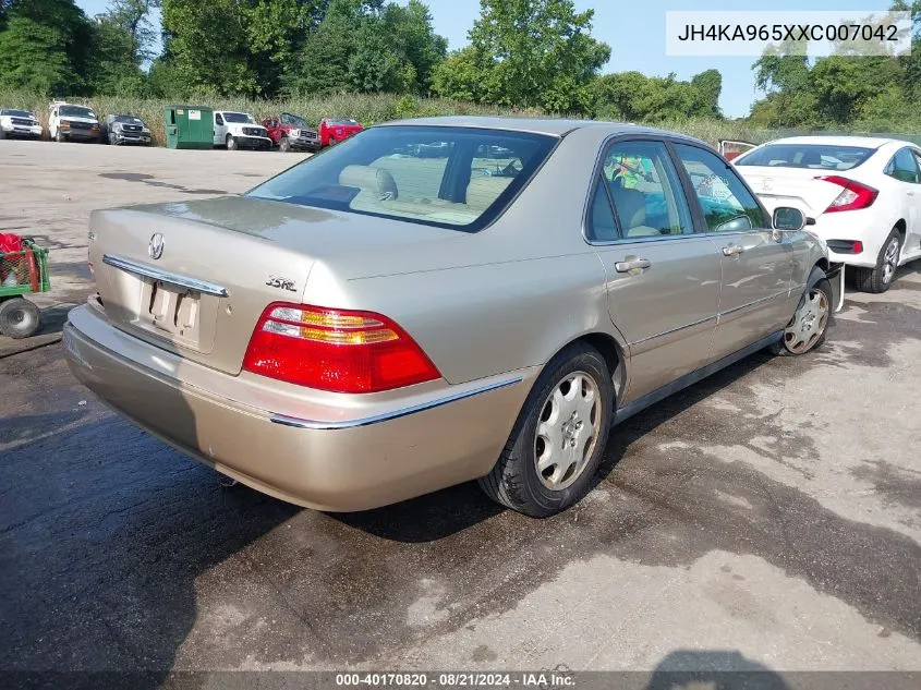 1999 Acura Rl 3.5 VIN: JH4KA965XXC007042 Lot: 40170820