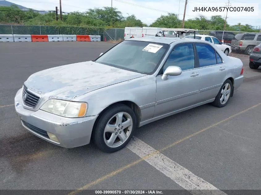 2000 Acura Rl 3.5 VIN: JH4KA9657YC007405 Lot: 39990570