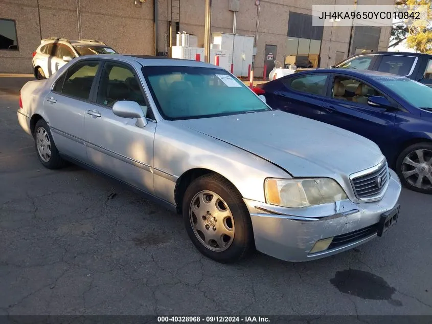 JH4KA9650YC010842 2000 Acura Rl