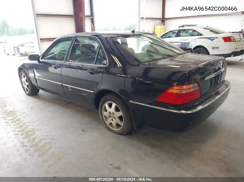 2002 Acura Rl 3.5 (A4) VIN: JH4KA96542C000466 Lot: 40126228