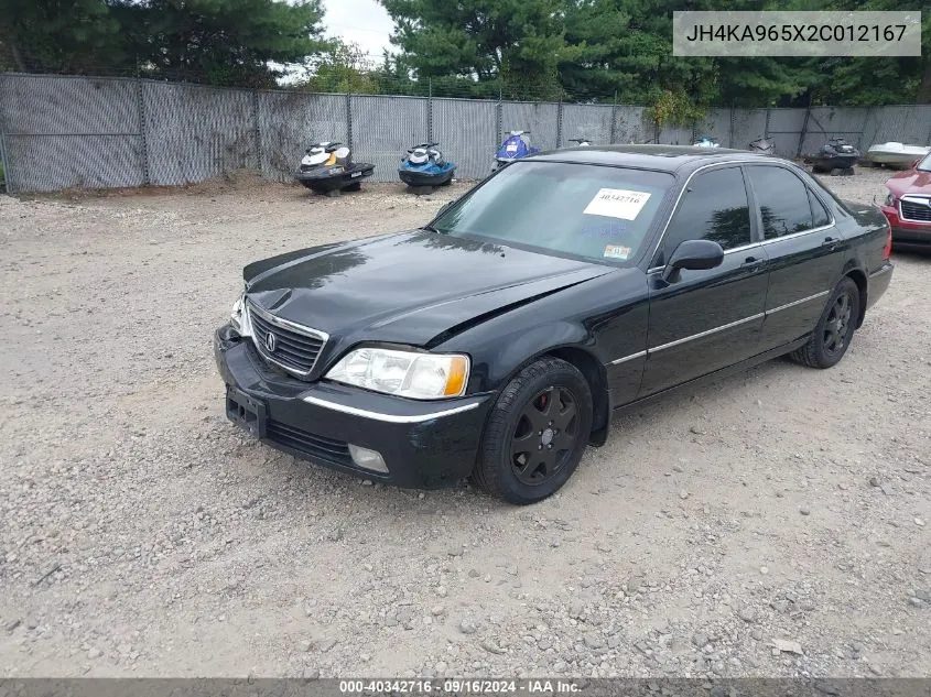 JH4KA965X2C012167 2002 Acura Rl 3.5