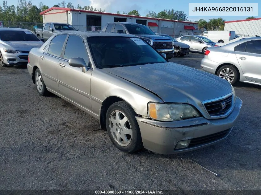 2002 Acura Rl 3.5 VIN: JH4KA96682C016131 Lot: 40808363