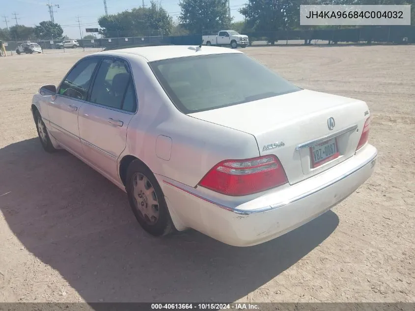 2004 Acura Rl 3.5 VIN: JH4KA96684C004032 Lot: 40613664