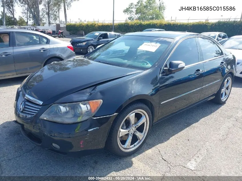 2005 Acura Rl 3.5 VIN: JH4KB16585C015586 Lot: 39462432