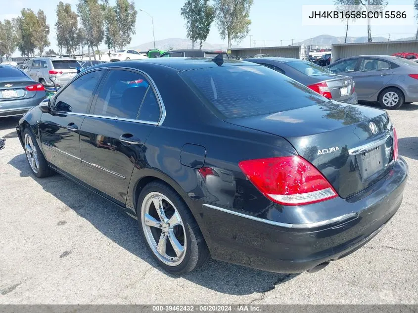 2005 Acura Rl 3.5 VIN: JH4KB16585C015586 Lot: 39462432