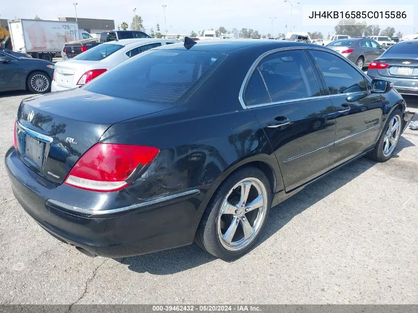 JH4KB16585C015586 2005 Acura Rl 3.5