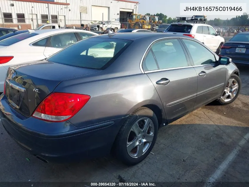 2005 Acura Rl 3.5 VIN: JH4KB16575C019466 Lot: 39854320