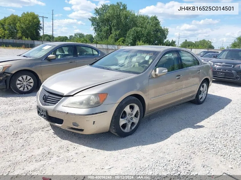 2005 Acura Rl 3.5 VIN: JH4KB16525C014501 Lot: 40096245