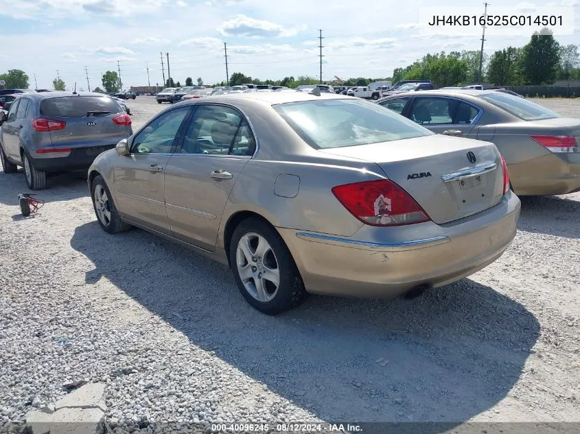 JH4KB16525C014501 2005 Acura Rl 3.5