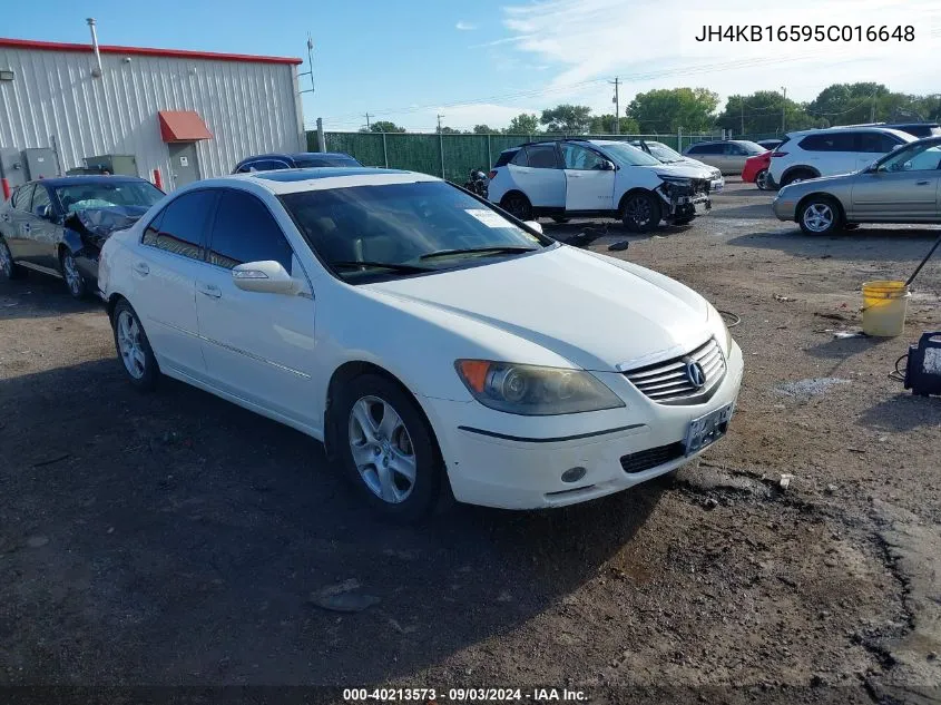 JH4KB16595C016648 2005 Acura Rl 3.5